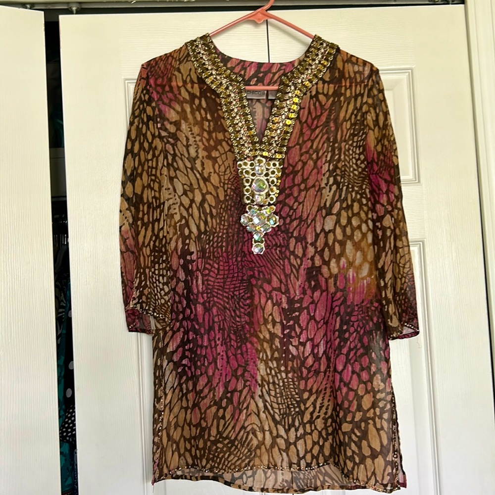 Chico’s silk tunic
